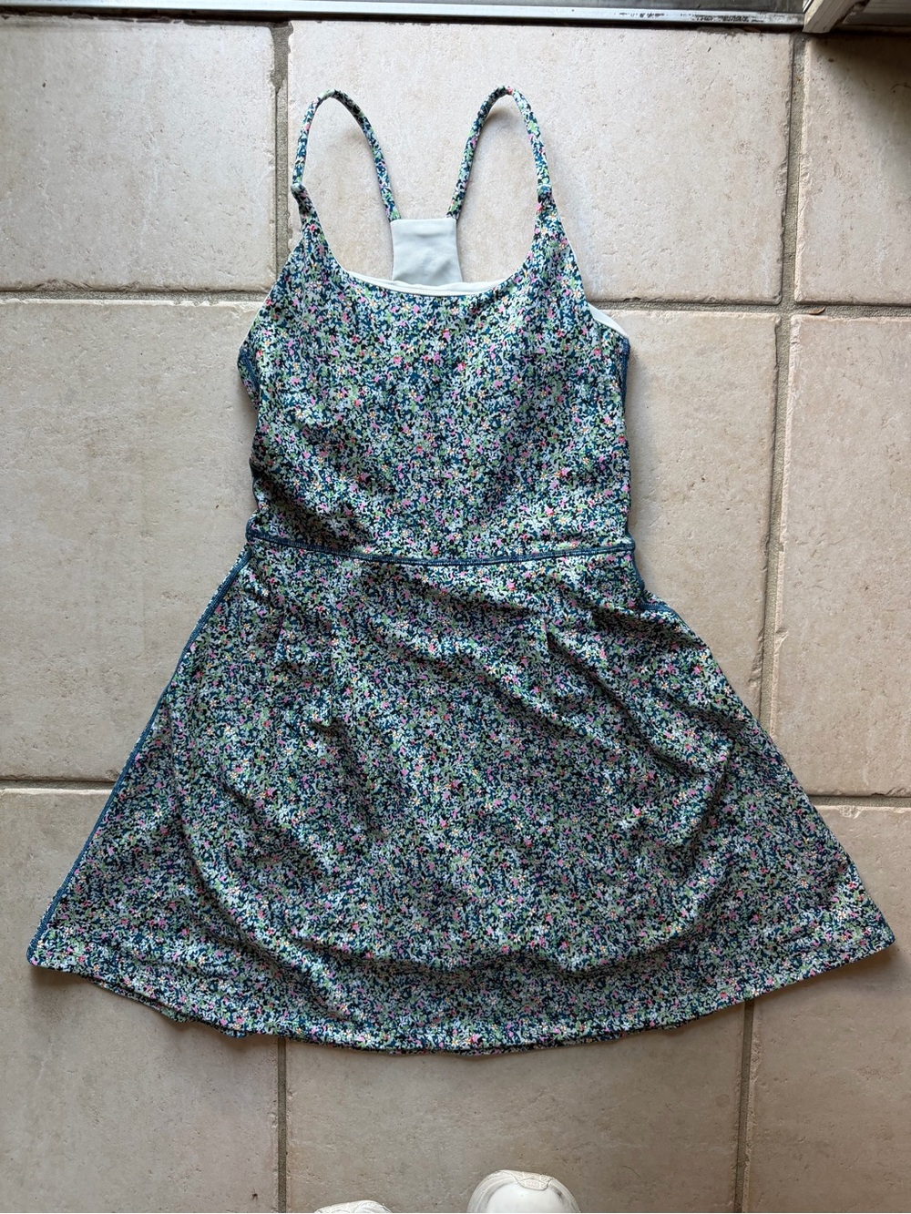 SAGE Collective Multi Colored Floral Athletic Mini Dress